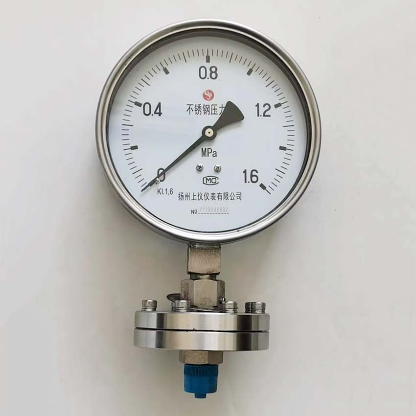 螺(luo)紋隔膜壓力(lì)表